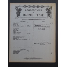 PESSE Maurice Les Cloches sont revenues ! Piano 1939