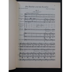 SCHWAEN Kurt Die Horatier und die Kuriatier Chant Orchestre 1958