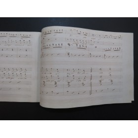 PACINI Giovanni Adelaide e Comingio Duetto Manuscrit ca1820