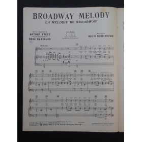 BROWN Nacio Herb Broadway Melody Chant Piano 1929