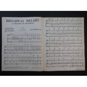 BROWN Nacio Herb Broadway Melody Chant Piano 1929