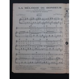 SYLVAIN Jules La Mélodie du Bonheur Chant Piano 1930