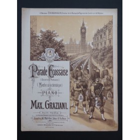 GRAZIANI Max Parade Ecossaise Piano 1889