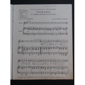 NICHOLLS Horatio Sahara Chant Piano 1924