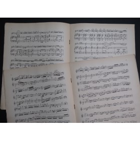 MICHIELS Gustave Hungarian Csardas Piano Violon ca1905