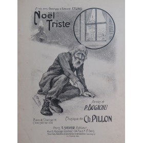 PILLON Charles Noël Triste Chant Piano