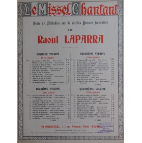 LAPARRA Raoul Y avait dix filles dans un pré Chant Piano 1924