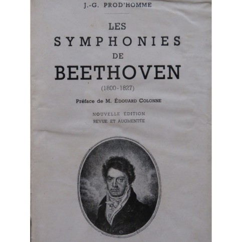 PROD'HOMME J.-G. Les Symphonies de Beethoven 1949