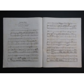 DIETSCH Louis Tantum Ergo Motet Chant Orgue ca1840