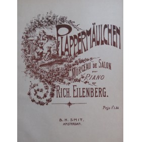 EILENBERG Richard Plappermäulchen Piano