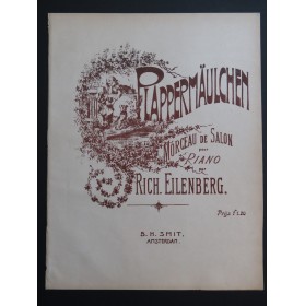 EILENBERG Richard Plappermäulchen Piano