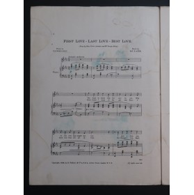 AYER Nat. D. First Love Last Love Best Love Chant Piano 1918
