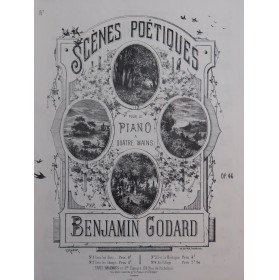 GODARD Benjamin Au Village Piano 4 mains ca1880