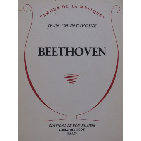 CHANTAVOINE Jean Beethoven 1951