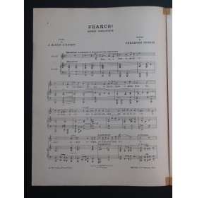 DUBOIS Théodore France Chant Piano 1916