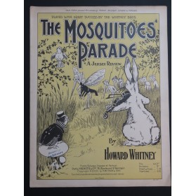 WHITNEY Howard The Mosquitos Parade Piano 1900