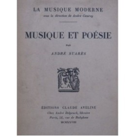 SUARÈS André Musique et Poésie 1928