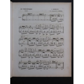 HERMANN C. Le Frénétique Galop Piano XIXe siècle