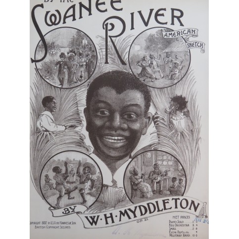 MYDDLETON W. H. By the Swanee River Piano 1902