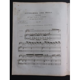 GENERALI Pietro Chiara di Rosembergh Cavatina Chant Piano ou Harpe ca1820