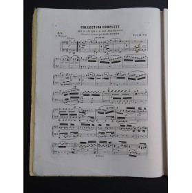 BEETHOVEN Quatuor op 59 No 2 Mi mineur Piano 4 mains ca1860