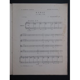 NIEDERMEYER Louis Messe Brève No 2 Chant Orgue 1902