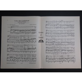 MICHAELOFF Mischa Unter Dem Lindenbaum Chant Piano 1932