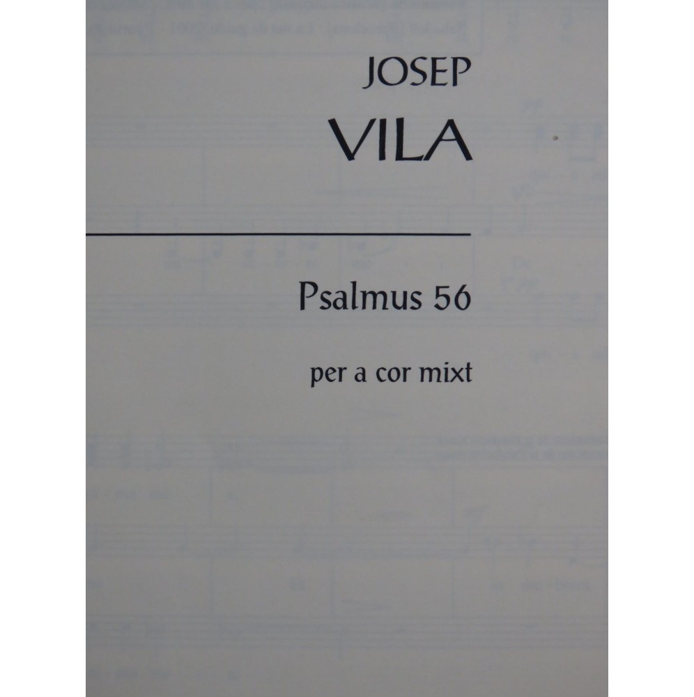 VILA I CASANAS Josep Psalmus 56 Chant 2001