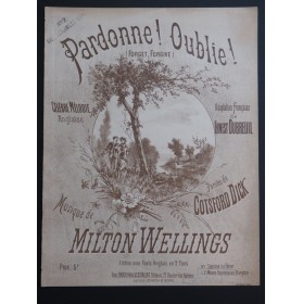 WELLINGS Milton Pardonne ! Oublie ! Chant Piano