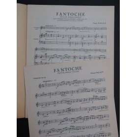FIÉVET Paul Fantoche Piano Trompette ou Cornet ou Saxophone 1962
