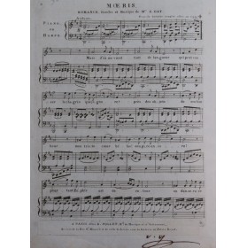 GAY Sophie Moeris Chant Piano ou Harpe ca1820