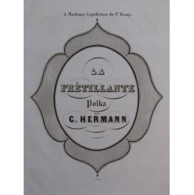 HERMANN C. La Frétillante Piano XIXe siècle