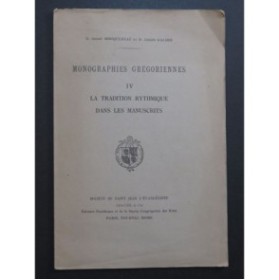 MOCQUEREAU A. GAJARD J. Monographies Grégoriennes IV 1924