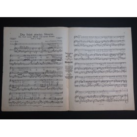 MIHALY Eisemann Du bist mein Stern Chant Piano 1929