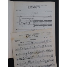 GOTKOVSKY Ida Concerto Piano Trombone 1978