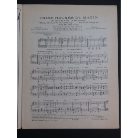 ROBLEDO Julian Trois Heures du Matin Piano 1937