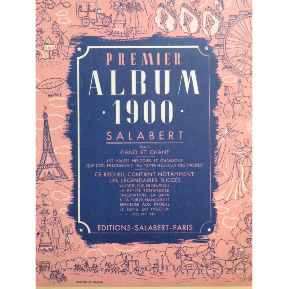 Premier Album 1900 Salabert Chant Piano 1940