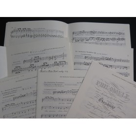 GIULIANI Mauro Der Abschied der Troubadours Chant Piano Violon Guitare 1988
