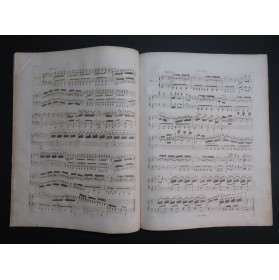 HÜNTEN François Choeur des Deux Nuits Boieldieu Piano 4 mains ca1830