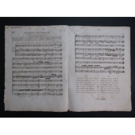 GAVEAUX Pierre Romance du Cousin de tout le monde Chant Harpe ca1795