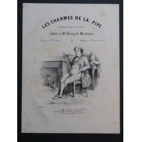 COMMEGRAIN-JOUBERT Les Charmes de la Pipe Chant Piano ca1840