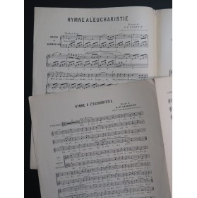 LIGONNET Edmé Antoine Hymne à l'Eucharistie Chant Orgue ou Harmonium