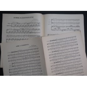 LIGONNET Edmé Antoine Hymne à l'Eucharistie Chant Orgue ou Harmonium