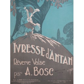 BOSC Auguste Ivresse d'antan Piano 1923