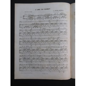 MONPOU Hippolyte L'Âme du Bandit Chant Piano 1840
