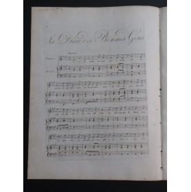 FABRY-GARAT Le Dieu des Bonnes Gens Chant Piano ou Harpe ca1820