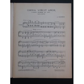 DANIELE A. Omnia Vincit Amor Piano 1911