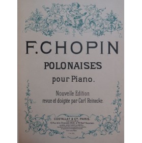 CHOPIN Frédéric Polonaises 12 Pièces pour Piano
