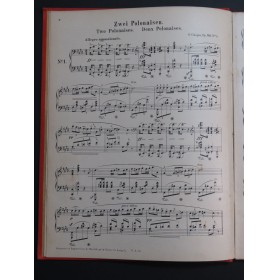CHOPIN Frédéric Polonaises 12 Pièces pour Piano