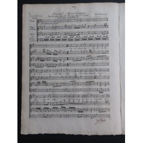 LANGLÉ Honoré A une Infidèle Chant Flûte Piano ou Harpe ca1790